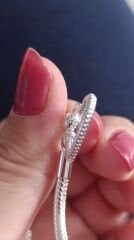 İÇİ BOŞ KALPLİ PANDORA BİLEKLİK