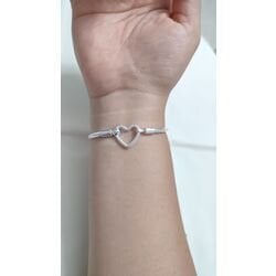 İÇİ BOŞ KALPLİ PANDORA BİLEKLİK