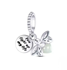 GÜMÜŞ ATEŞ BÖCEĞİ CHARM (KARANLIKTA PARLIYOR)