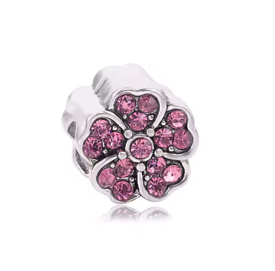 PEMBE ÇİÇEKLİ CHARM