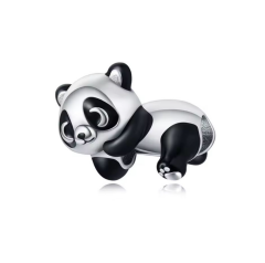 GÜMÜŞ SARILAN PANDA CHARM