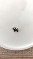 GÜMÜŞ SARILAN PANDA CHARM
