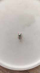 GÜMÜŞ SARILAN KEDİ CHARM