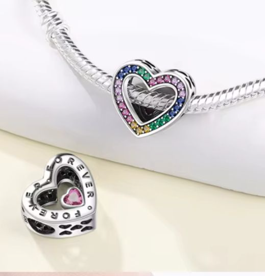 GÜMÜŞ KALP CHARM