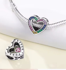 GÜMÜŞ KALP CHARM