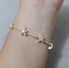 GÖKYÜZÜNDE Kİ YILDIZLAR BİLEKLİĞİ GOLD RENK