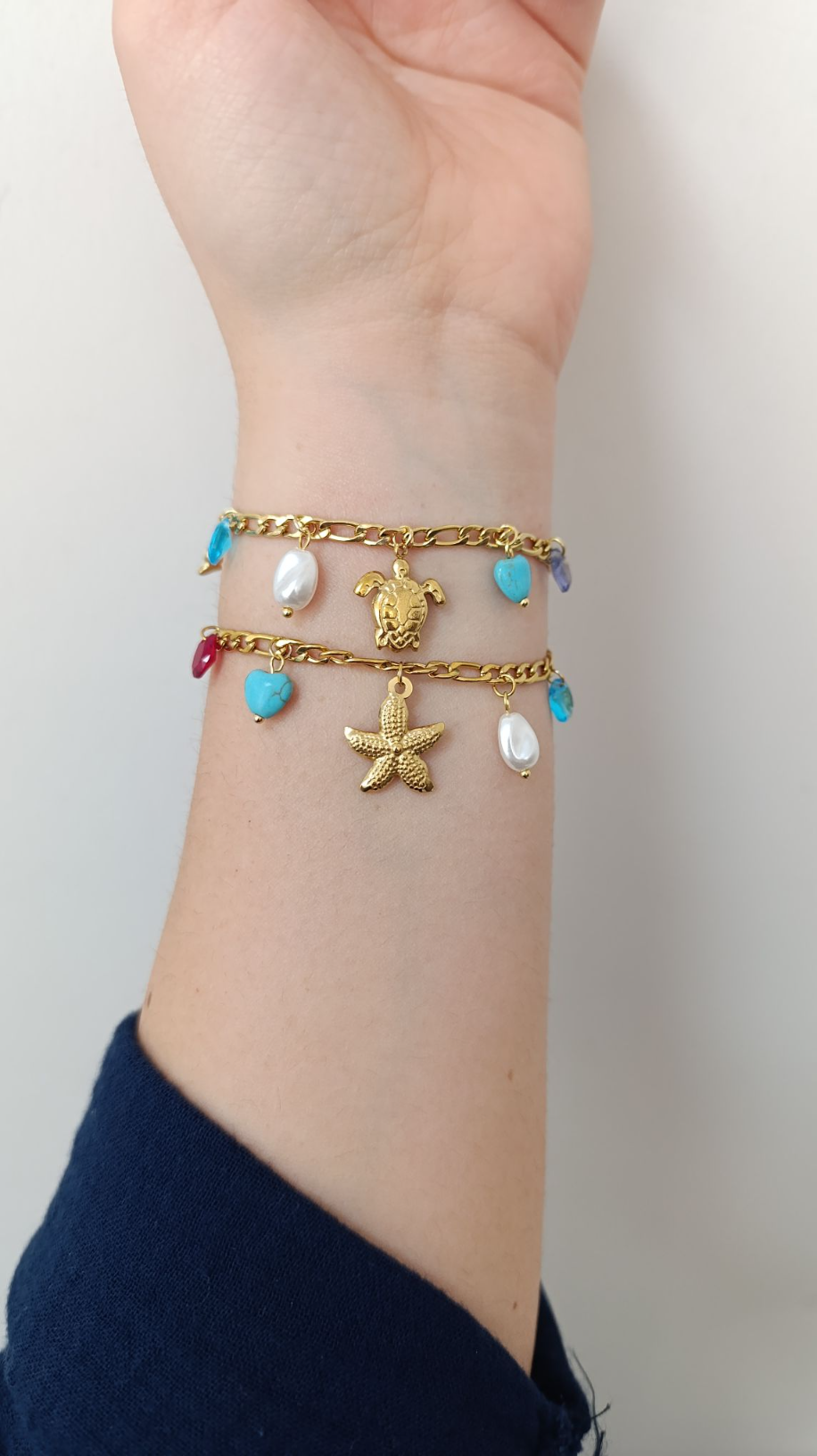 DENİZ YILDIZLI CHARM BİLEKLİK