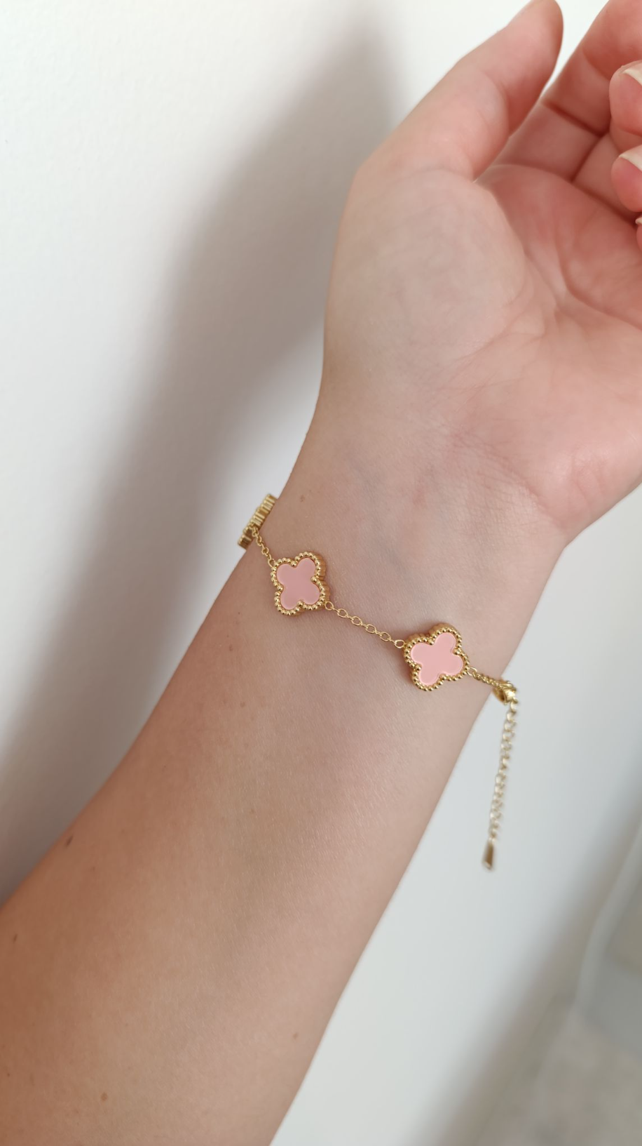 VAN CLEEF PEMBE-GOLD BİLEKLİK