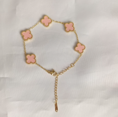VAN CLEEF PEMBE-GOLD BİLEKLİK