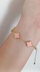 VAN CLEEF PEMBE-GOLD BİLEKLİK