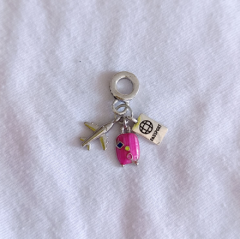 PEMBE SEYAHAT TEMALI CHARM