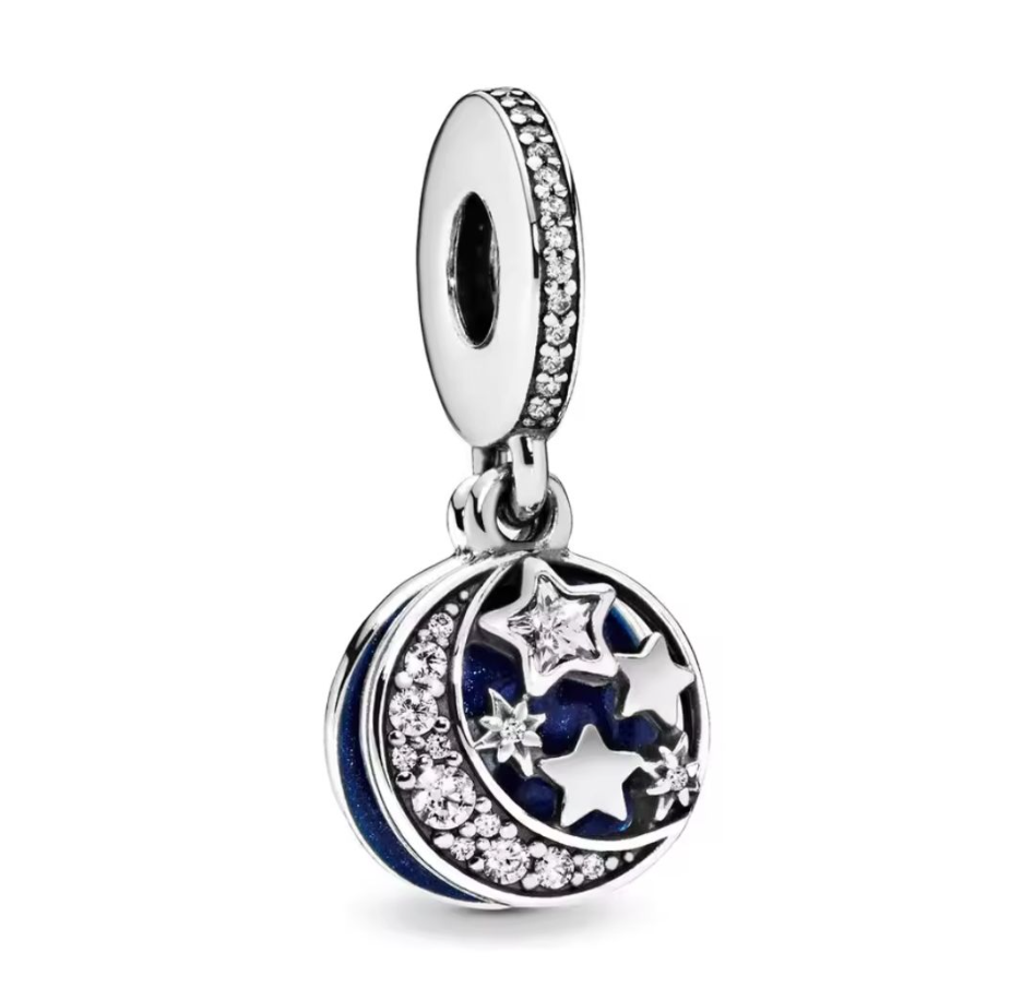 LACİVERTLİ YILDIZ SALLANTILI CHARM