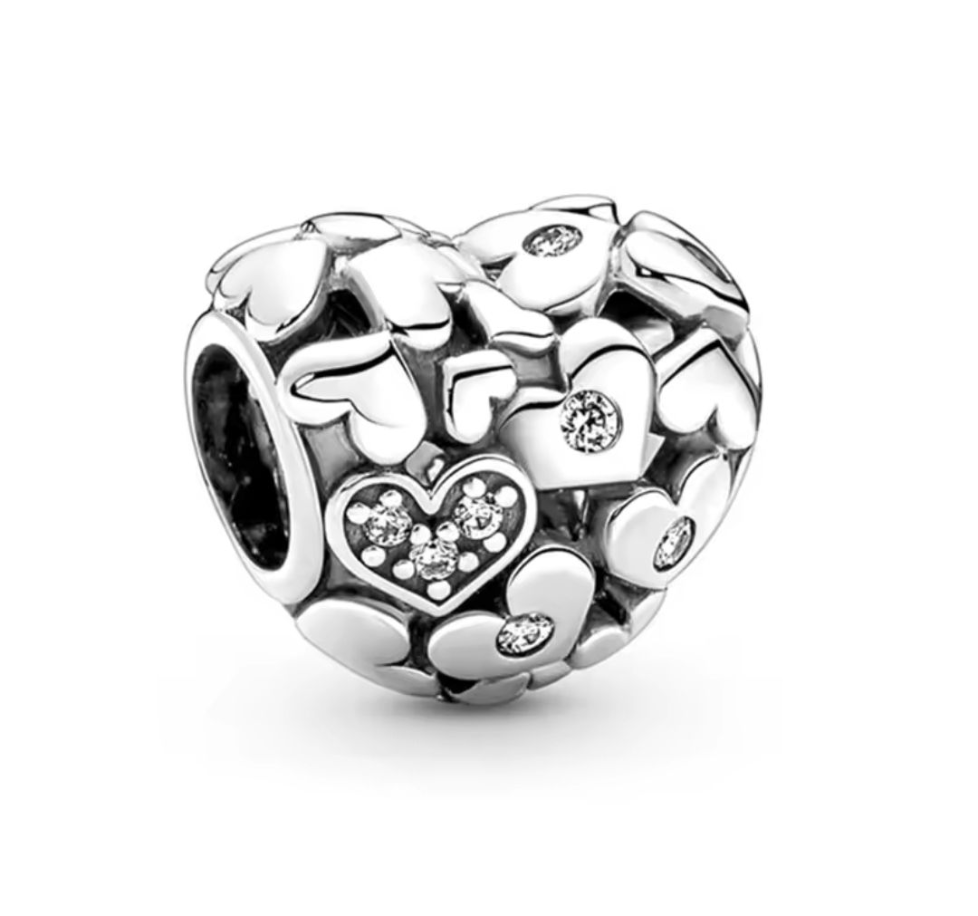 MİNİK KALPLİ TAŞLI CHARM