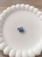 GÜMÜŞ MAVİ İSTİRİDYE CHARM