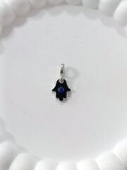 KOYU LACİVER FATIMA ANA ELİ CHARM