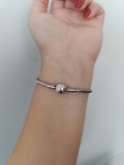 YUVARLAK KLİPS ÇELİK PANDORA BİLEKLİK